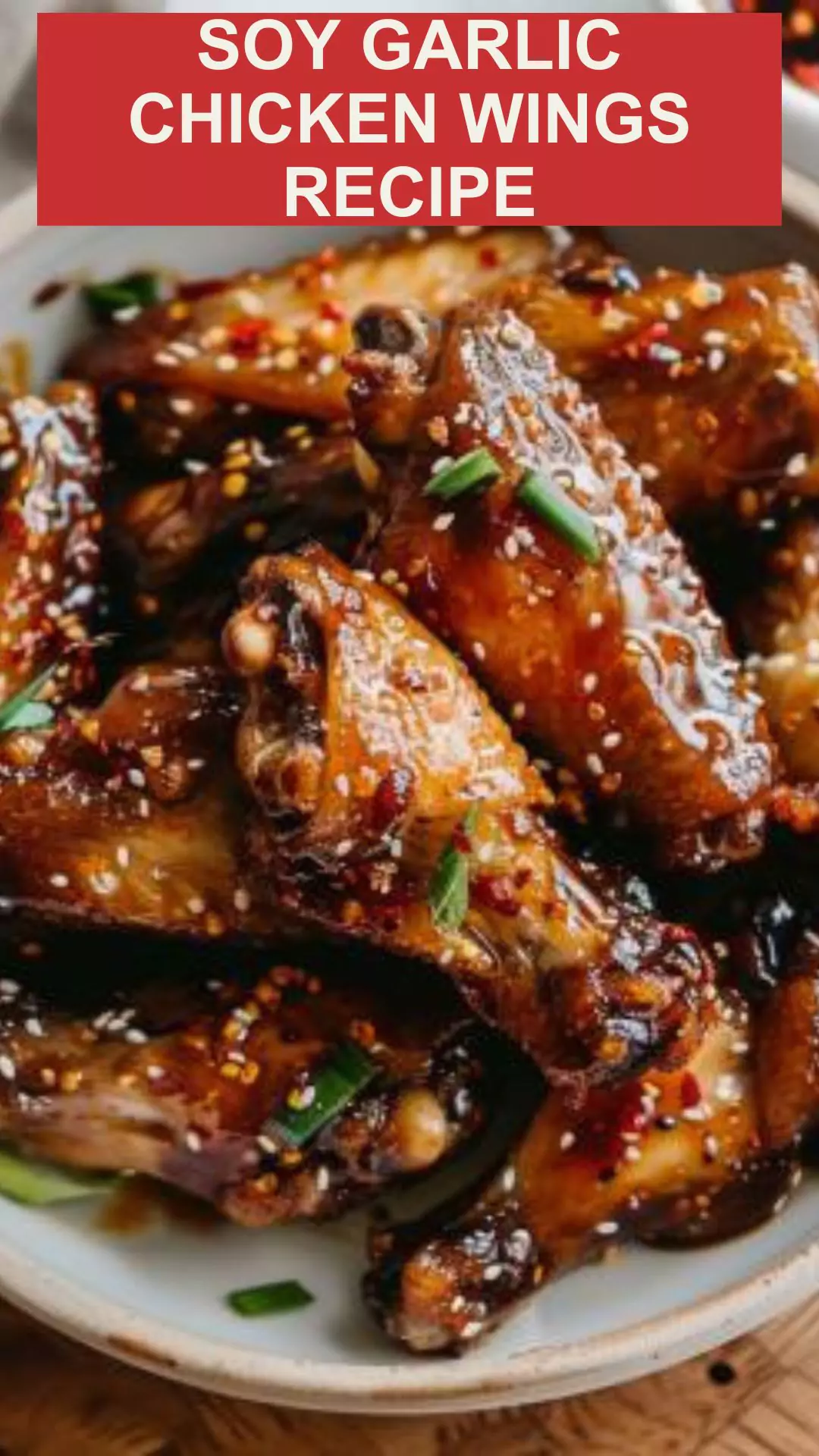 Best Soy garlic chicken wings