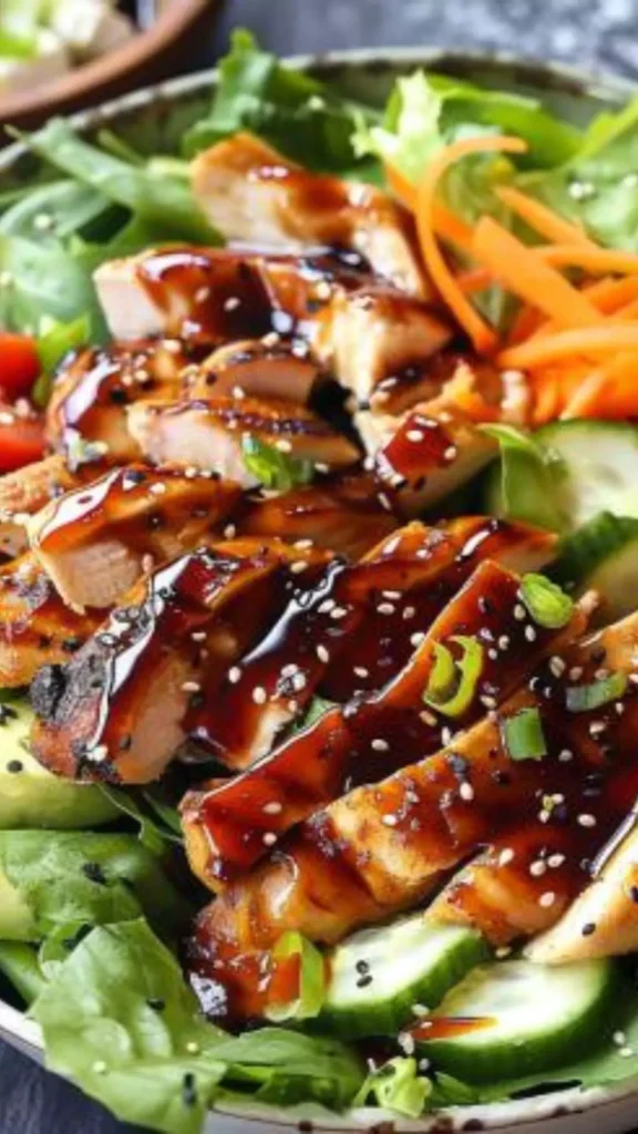 Chicken teriyaki salad recipe