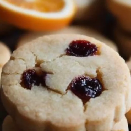 Best Cherry Orange Shortbread Cookies