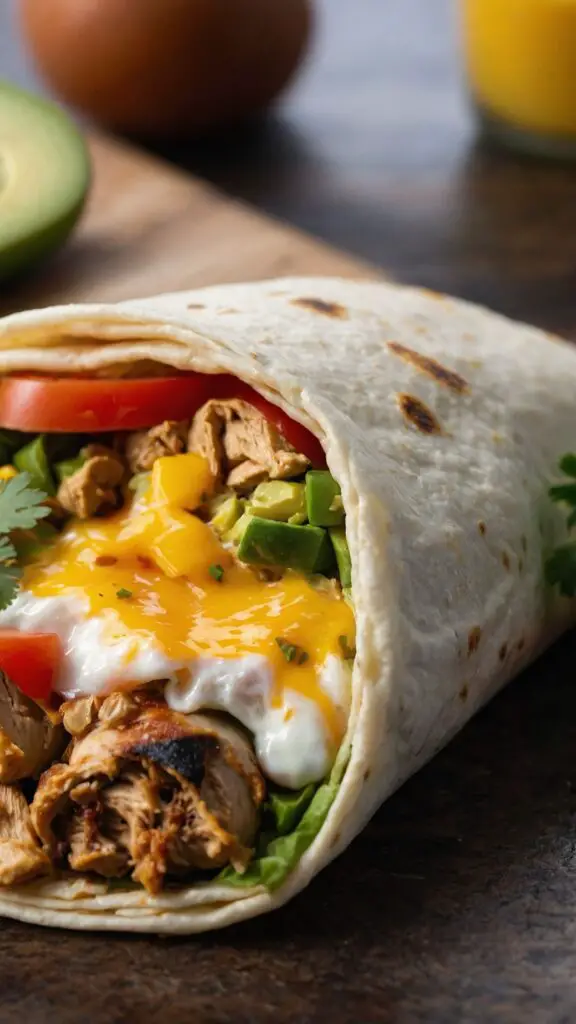 How to make California Chicken Breakfast Burrito Recipe How to make California Chicken Breakfast Burrito Recipe