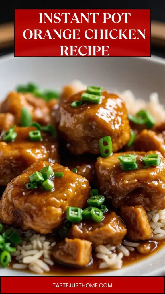 Instant Pot Orange Chicken Recipe