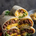 Sausage Egg And Cheese Breakfast Burrito Recipe