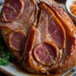 Slow Cooker Glazed Smoked Ham Recipe