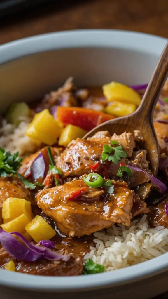 Slow Cooker Hawaiian Chicken copycat Recipe Slow Cooker Hawaiian Chicken copycat Recipe