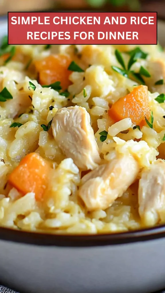 Best Simple Chicken And Rice Recipes For Dinner Best Simple Chicken And Rice Recipes For Dinner