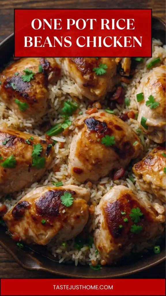 one pot rice beans chicken one pot rice beans chicken