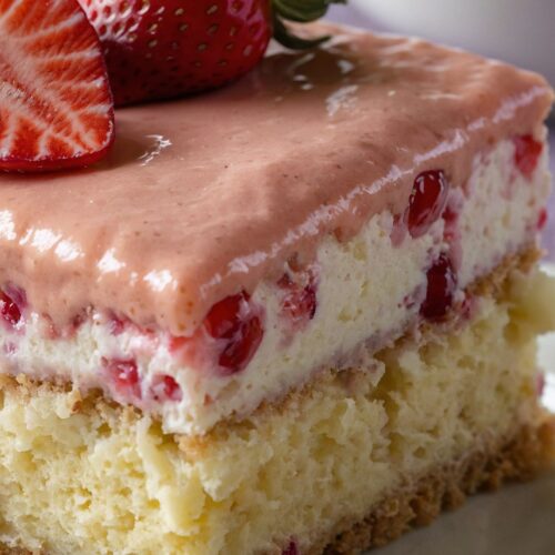 how to make strawberry poke cake recipe