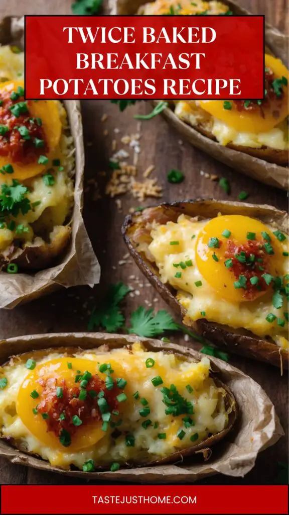Twice Baked Breakfast Potatoes Recipe Twice Baked Breakfast Potatoes Recipe