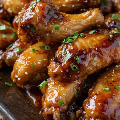 honey garlic chicken wings