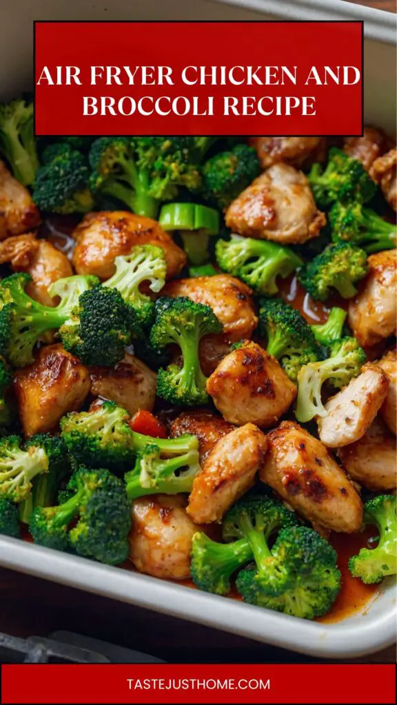 air fryer chicken and broccoli recipe