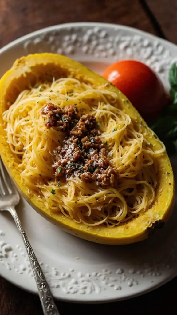 how to make brown sugar spaghetti squash Recipe