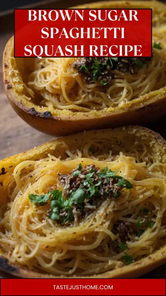 brown sugar spaghetti squash Recipe