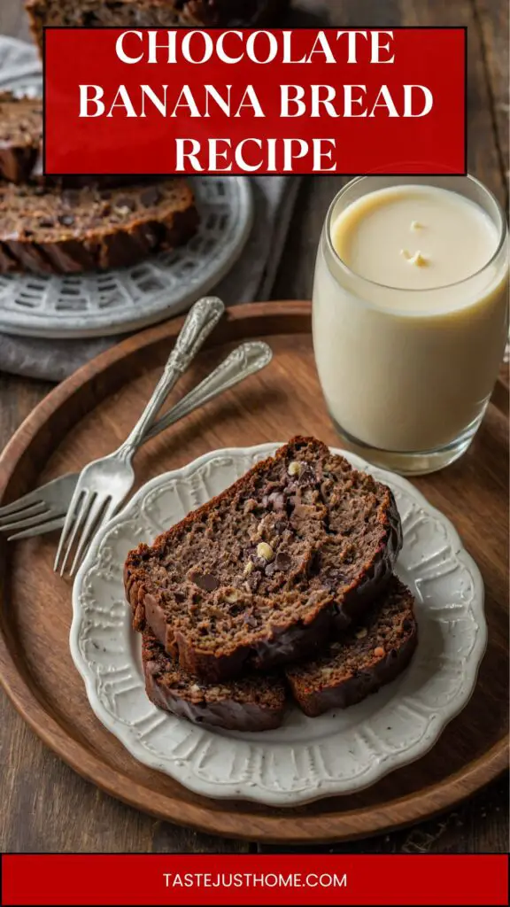 chocolate banana bread Recipe