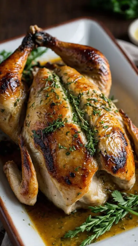 garlic herb butter roasted chicken copycat recipe garlic herb butter roasted chicken copycat recipe