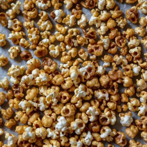 homemade caramel popcorn recipe