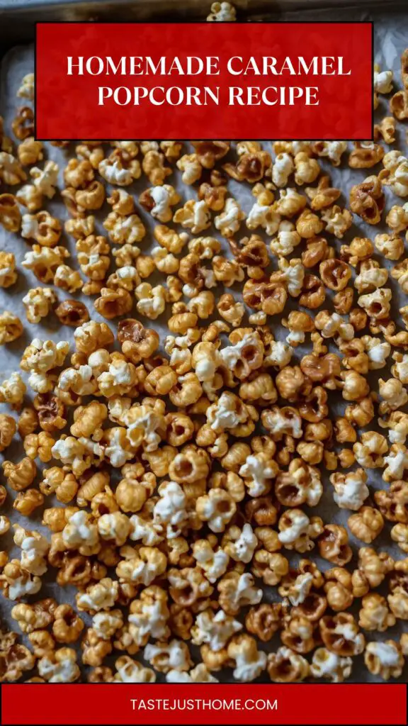 homemade caramel popcorn recipe
