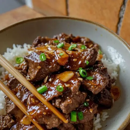 how to make sticky honey garlic beef
