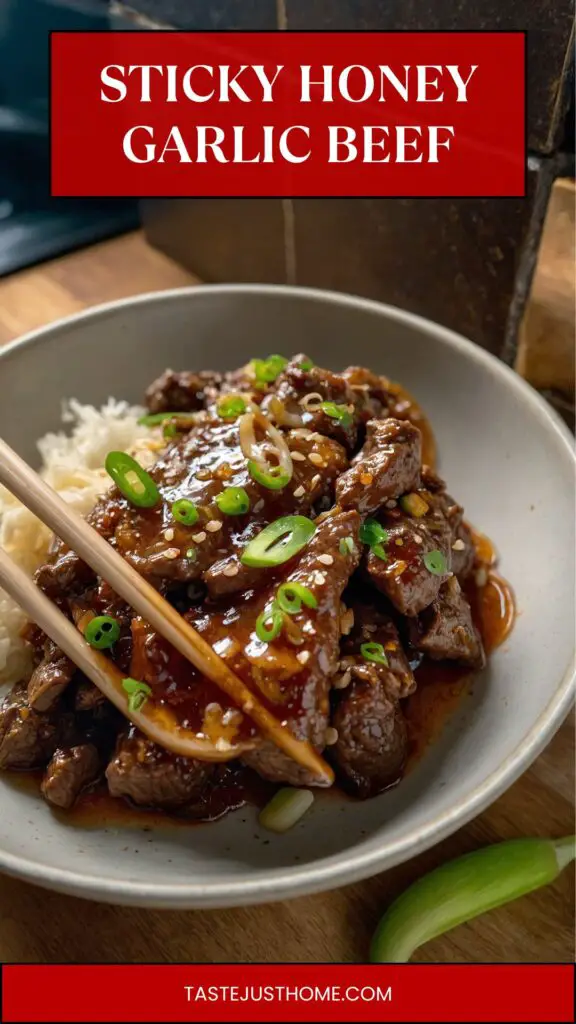 sticky honey garlic beef sticky honey garlic beef