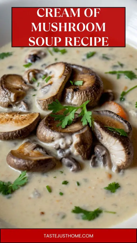 cream of mushroom soup recipe