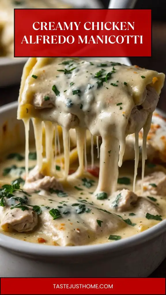 creamy chicken alfredo manicotti creamy chicken alfredo manicotti