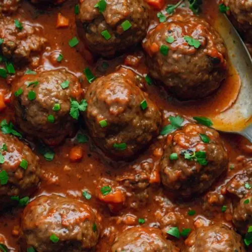 homemade meatballs