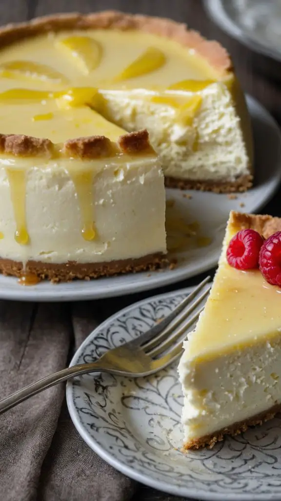 how to make lemon ricotta cheesecake recipe