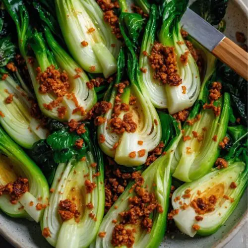 oven roasted bok choy