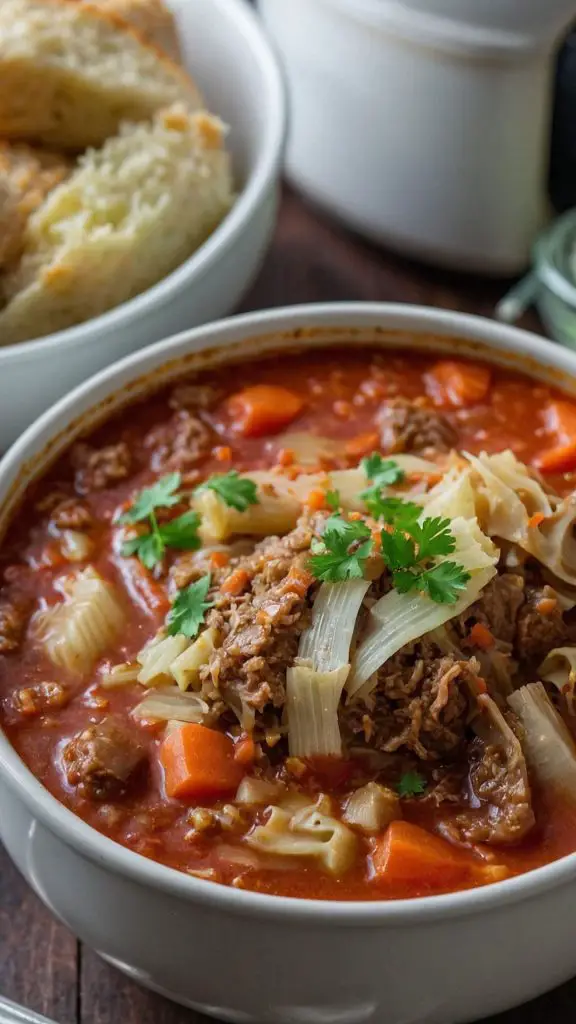 how to make slow cooker cabbage roll soup how to make slow cooker cabbage roll soup
