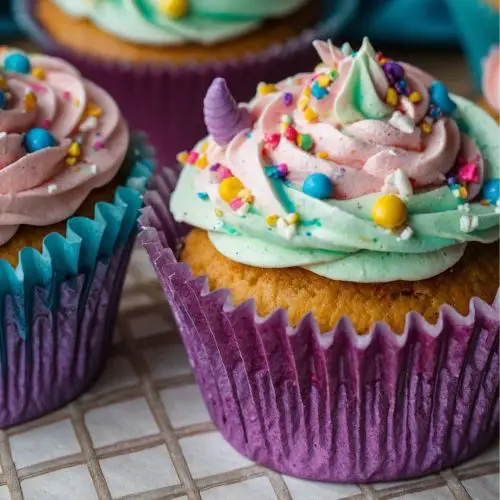 unicorn cupcakes Recipe