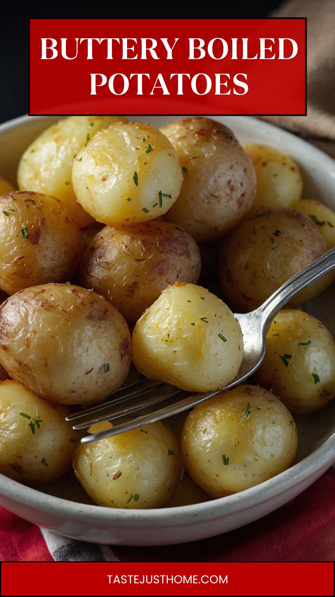 buttery boiled potatoes