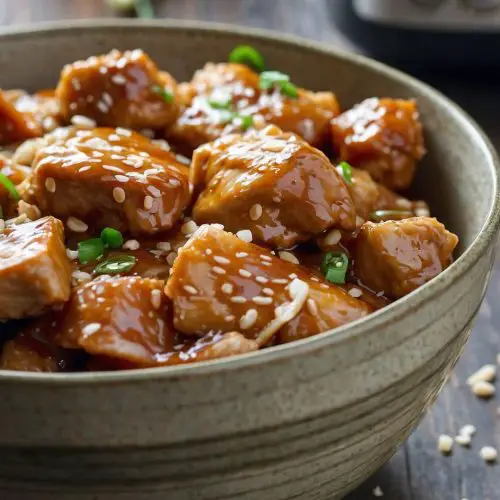 slow cooker sesame chicken copycat recipe