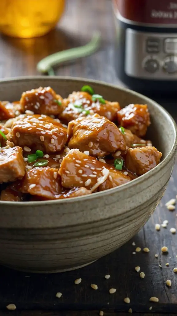 slow cooker sesame chicken copycat recipe